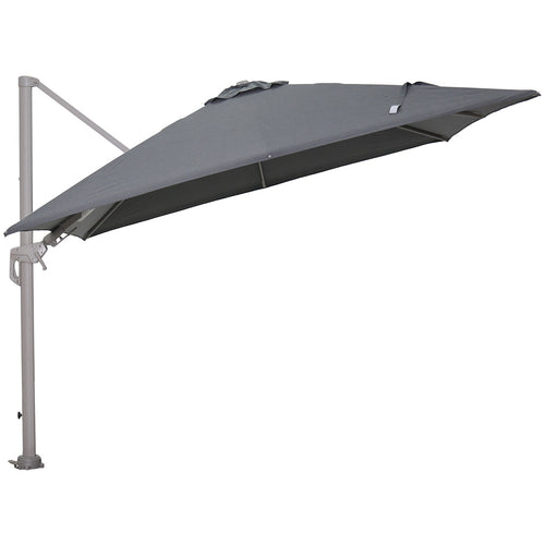 Garden Impressions zweefparasol Hawaii Deluxe antraciet doek – 300x300 cm