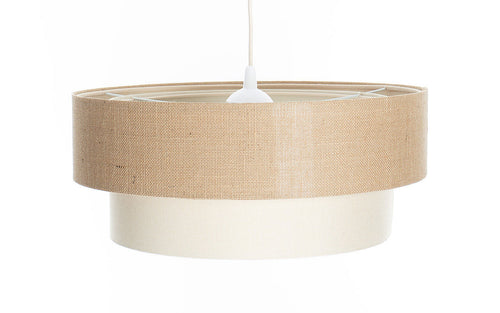 bpskoncept hanglamp Duo boho - jute - Ø50 cm
