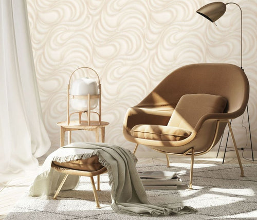 Erismann behang grafisch 3D motief beige - 53 cm x 10.05 m - 661306 - vtwonen shop