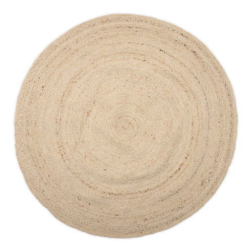 Mrcarpet vloerkleed Labyrint - Wol - beige/ivoor - Ø240 cm