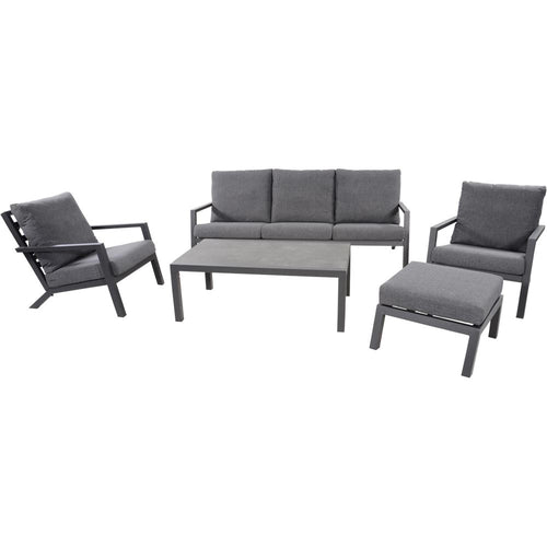 Lesli Living loveseat Down - grijs - 205x97x79cm