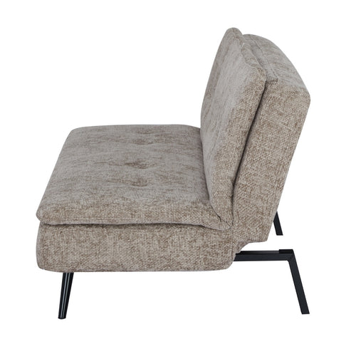 Giga Meubel Slaapbank Olive - Taupe Stof - 179x87x80cm - vtwonen shop