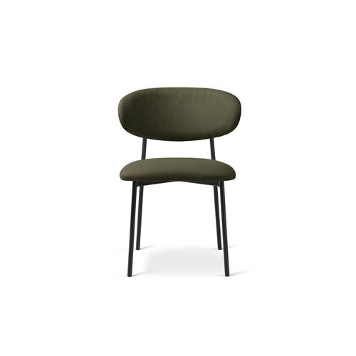 Set van 2 stoelen Nina structurele stof groente - 52x55x78cm