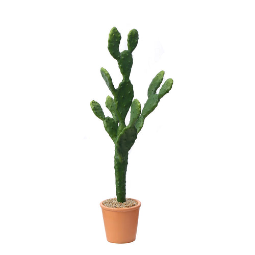 Sia Deco - Cactus in een pot - Groen - Polyester - H78 - vtwonen shop