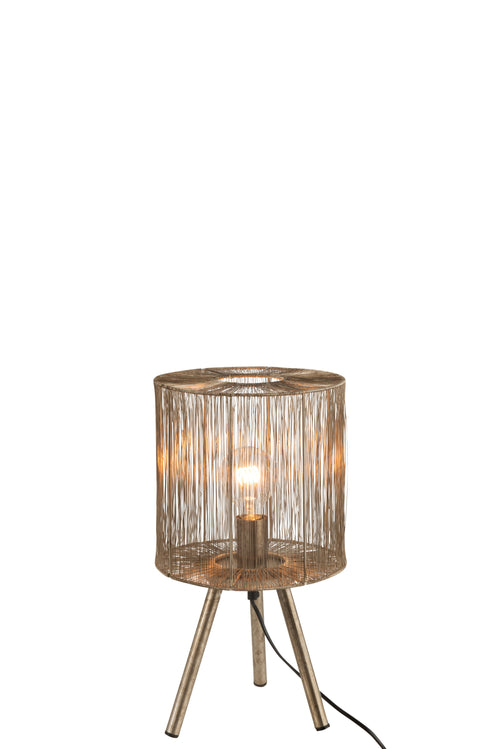 J-Line lamp - metaal Antiek - bruin - small