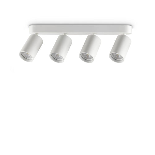 Ideal Lux DYNAMITE Plafondspotstrip wit 4x GU10