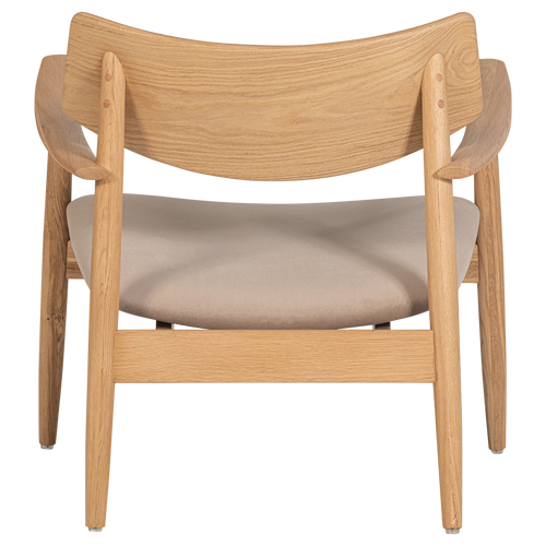 WOOOD fauteuil Bask - Eikenhout - Naturel - 72x69x70