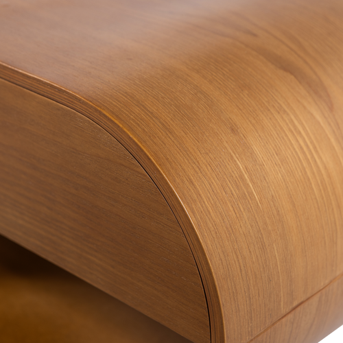 WOOOD nachtkastje hangend Momo - Hout - Bruin - 24x36x28