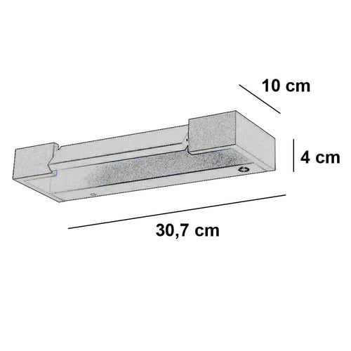 Freelight wandlamp Parete - 1 lichts - 10  x 4   cm - goud - vtwonen shop