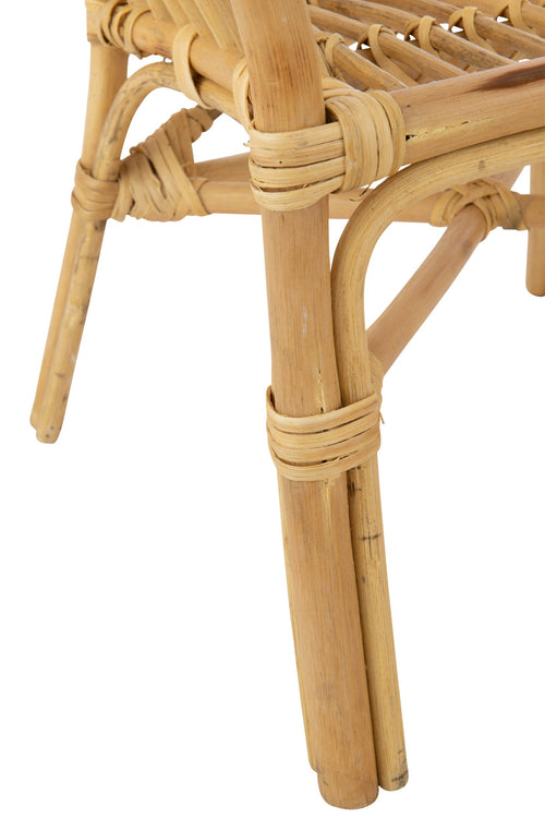 J-Line kinderstoel Filou - rotan - naturel