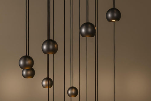 Lucide hanglamp MONTANA - Geïntegreerde LED - Koffie