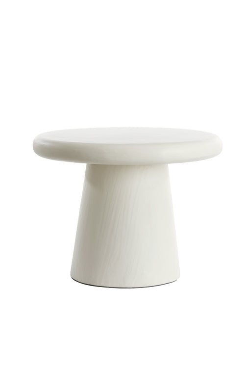 Light & Living salontafel KULONA - Ø60x45cm - wit - vtwonen shop