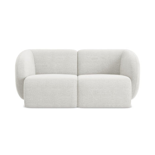 LaMiaSofa Tweezits modulaire bank Cervo - bouclé - wit - 174x94x75