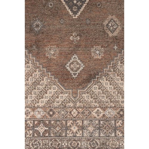 Dutchbone Devon Vloerkleed Earthy Bruin 200x300 - vtwonen shop