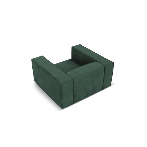 Cosmopolitan Design - Fauteuil Turin structurele stof groente - 95x113x68cm
