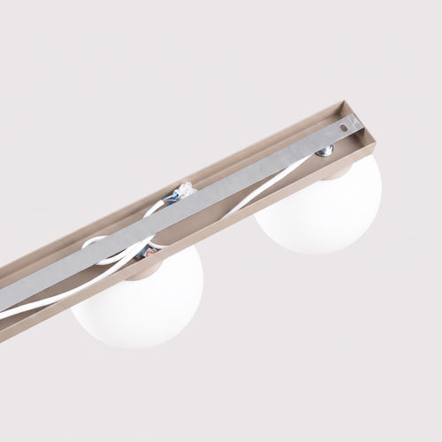 Sollux Lighting Plafondlamp YOLI 3 taupe - 50x12x14,5cm