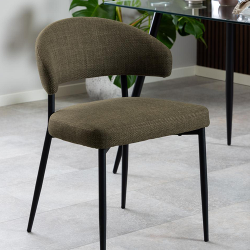 Rebellenclub Eetkamerstoel Eldor - Set Van 2 - Groen - vtwonen shop