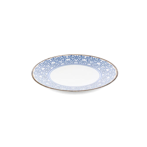 Bonbistro - Plat bord 27cm blauw Azul - Set van 6