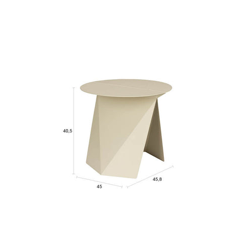Zuiver Foldy Bijzettafel Beige