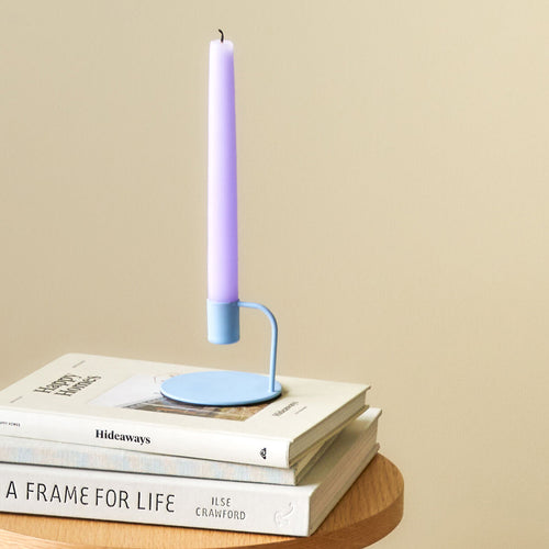 Hübsch kandelaar Curve - ijzer - ø9xh7cm - vtwonen shop