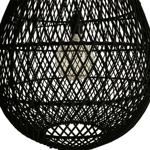 Raw materials hanglamp Maze druppel - zwart - 45x45x65 cm - vtwonen shop