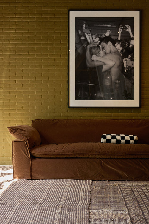 HKLIVING bank Nomad – royal velvet caramel – 244cm