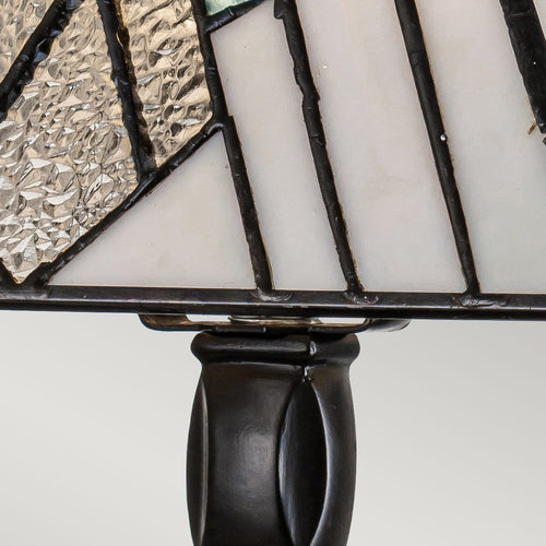 1-flammige mittelgroße Tischlampe im Vintage-Stil aus Bronze