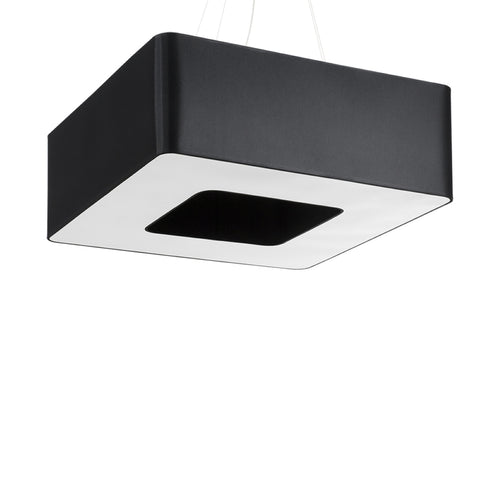 Sollux Lighting Kroonluchter URANO 60 zwart - 60x60x112cm