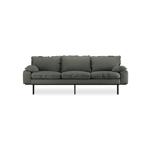 HKLIVING bank Retro – wander army green – 3-zits - vtwonen shop