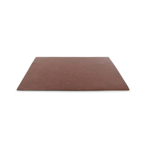 Bonbistro - Placemat 43x30cm lederlook donkerbruin Layer - Set van 4