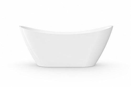 Badplaats Ligbad Alegre 170 x 78 x 68 cm cm – Vrijstaand Bad – Hoogglans wit