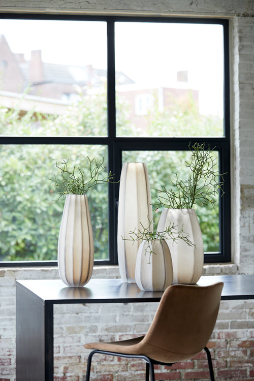 Light & Living vaas BRADLEY - Ø17.5x44.5cm - bruin