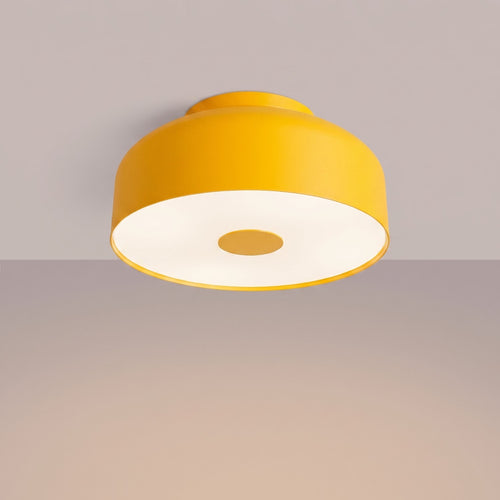 Sollux Lighting Plafondlamp OMIQ geel - 30x30x15cm