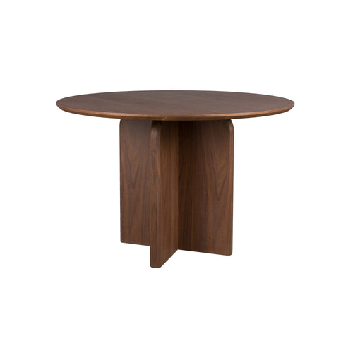 Housecraft Living Laurent Eettafel Rond 120 cm Hout Walnoot kleurig Bruin - vtwonen shop