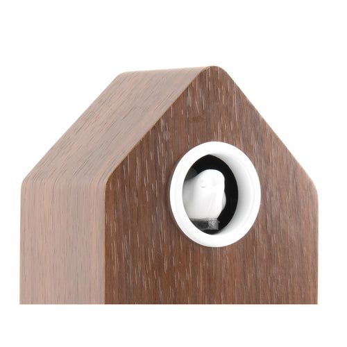 Karlsson wekker Cuckoo LED - bruin - 6x9x15.3cm - vtwonen shop