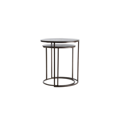 Light & Living bijzettafel TALCA - bruin - Ø49cm