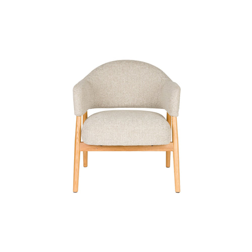 Housecraft Living Indy Fauteuil met armleuning lichtbruin/ Beige