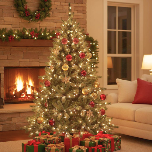 Black Box Trees Toronto Deluxe Kunstkerstboom - Kunst Kerstboom - H120 x Ø97 cm - Groen