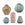 Lumiz solar lampion - guell set - 5 stuks