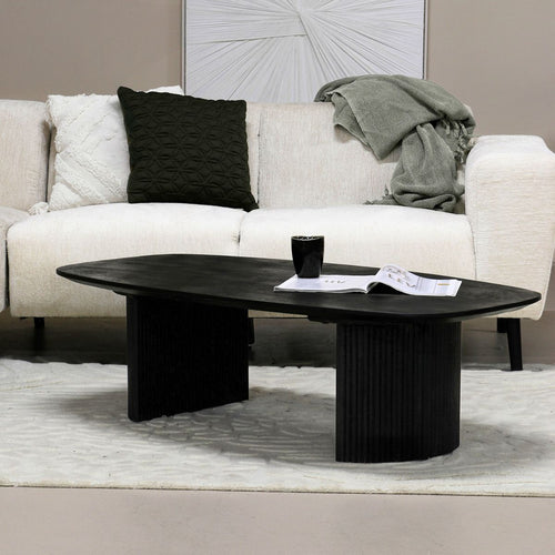 Salontafel Victor Industrieel Metaal Hufterproof 137cm Salontafel Victor Industrieel Metaal Hufterproof 137cm