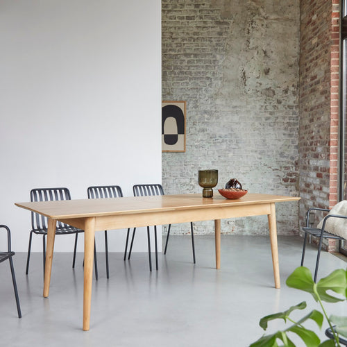 Tikamoon Uitschuifbare tafel in massief mangohout voor 6/8 personen - Naturel - vtwonen shop