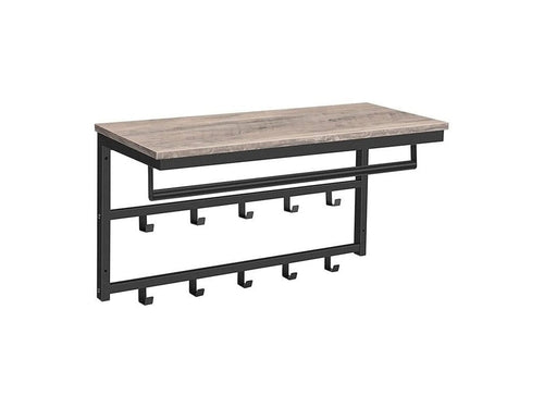 Ylumen kapstok Wesly -  30  x 42   cm - zwart grijs - vtwonen shop