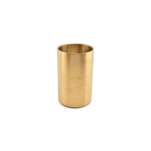 Bonbistro - Wijnkoeler 12xH19cm dubbelwandig antique goud Bar