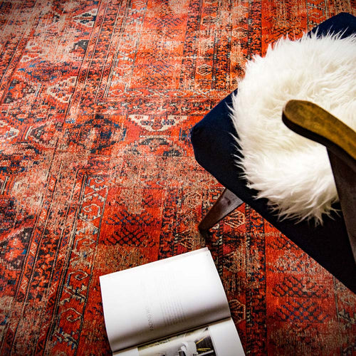 Louis De Poortere vloerkleed 782 Red Brick - rood - 200x280cm - vtwonen shop