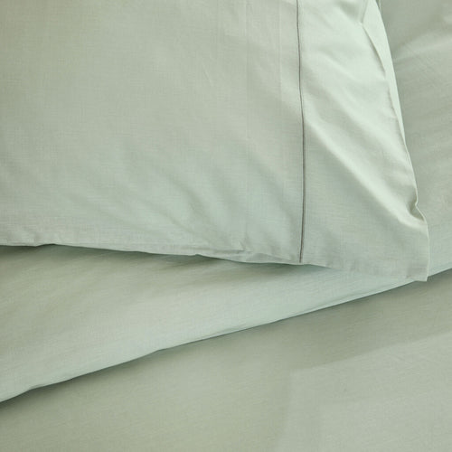 Walra - Dekbedovertrek Remade Uni Essence - 200x220 cm - Groen