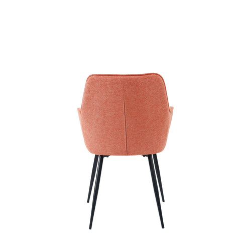 Housecraft Living Maud Eetkamerstoelen met armleuning Roze - Set van 2