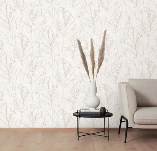 Erismann behang effen zand beige - 53 cm x 10.05 m - 661508 - vtwonen shop