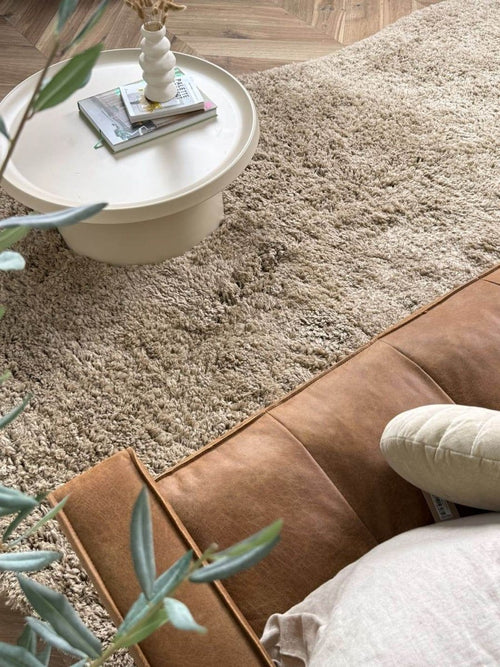 Interieur05 vloerkleed Pilo - hoogpolig - taupe - 160 x 230 cm - vtwonen shop