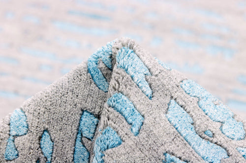 Vloerkleed MOMO Rugs Shangri La Aqua Azul 300x400 cm