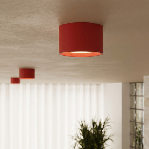 Sollux Lighting Plafondlamp MODO 1 rood Gx53 - 10x10x6cm